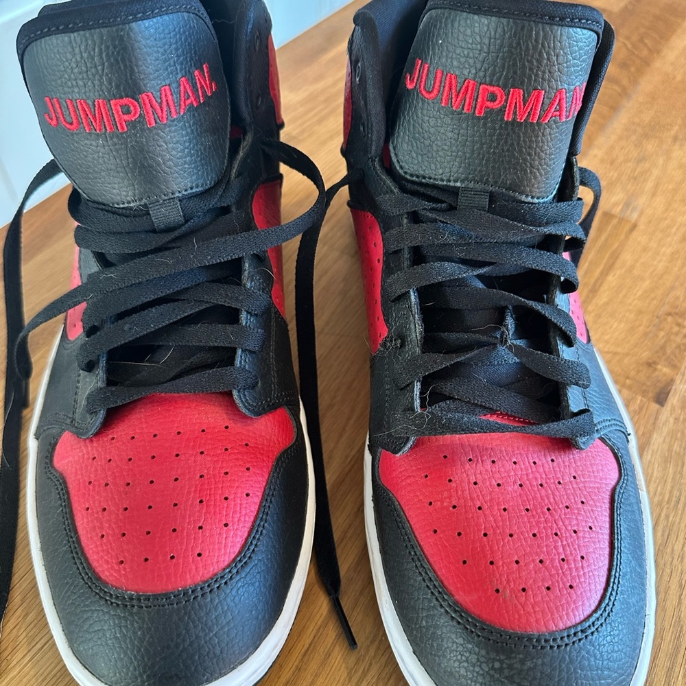 Nike Air Jordan 1 Retro High OH Jumpman Black and Red High-Top Sneakers